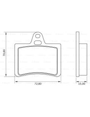 Pastilha Freio - Bosch - BB651SI