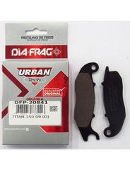 Pastilha Freio Moto Urban Tech - Diafrag - DFP20841