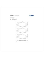 Pastilha Freio - Cobreq - N2033