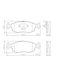 Pastilha Freio - Lonaflex - P48