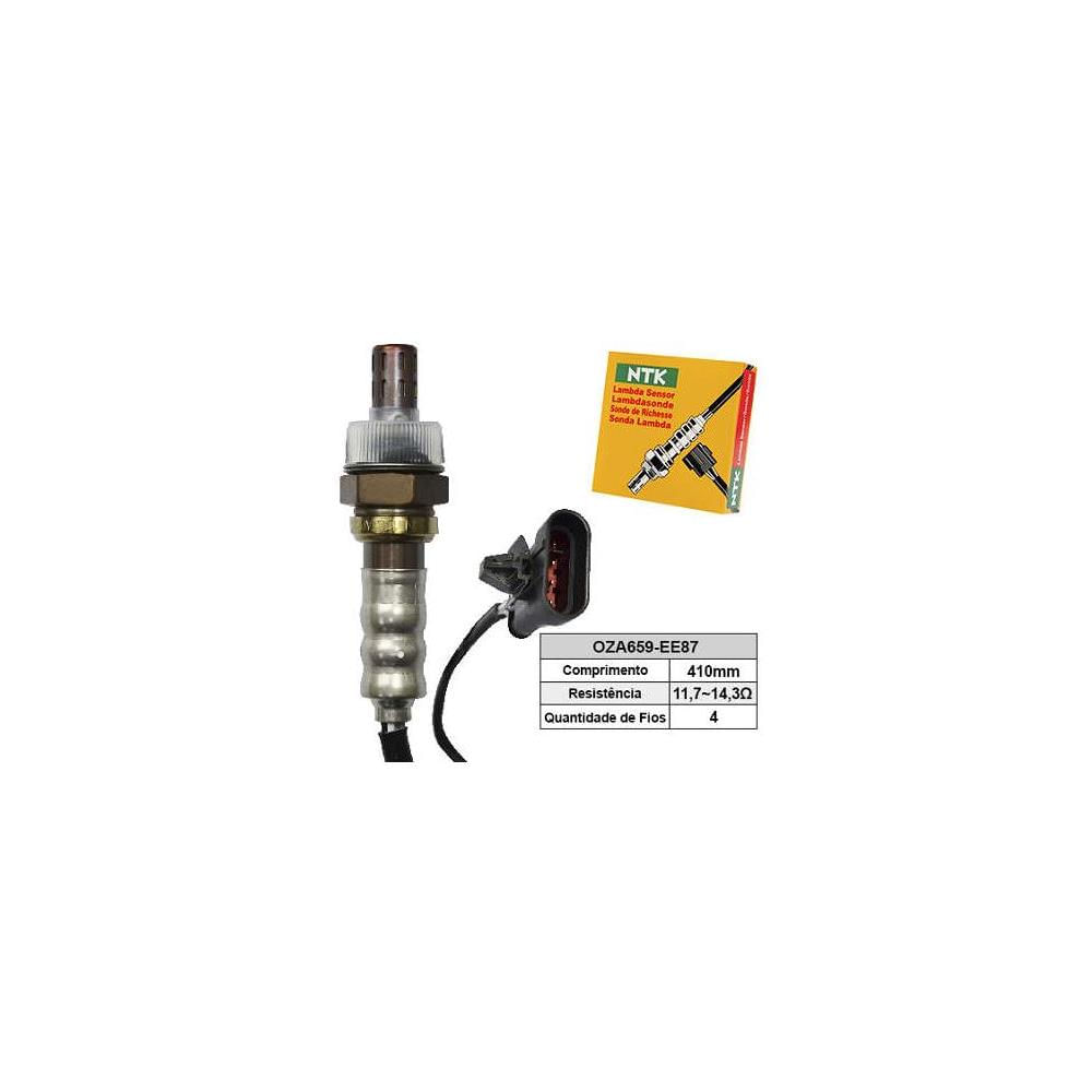 Sonda lambda corsa/s10/blazer flex (pre/pos) = chicote 30cm / 4 fios