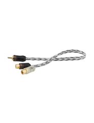 Cabo Rca Y 1M2F Estereo Injetado Double - Taramps - RCA Y 1M/2F