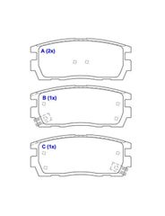 Pastilha Freio - Syl - SYL2091