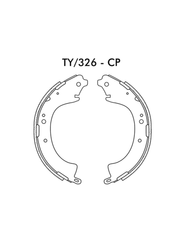 Sapata Freio - Fras-Le - TY326CP