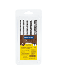 JOGO BROCAS PARA ACO 5 PCS   MASTER