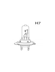 Lampada Super Branca H7 - Multilaser - AU808