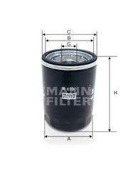 Filtro Oleo - Mann - W6100