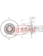 Disco Freio - Fremax - BD8078