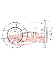 Disco Freio - Fremax - BD8107