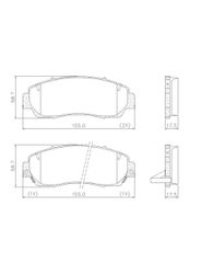 Pastilha Freio - Fras-Le - PD1393