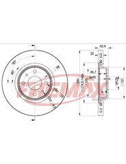 Disco Freio - Fremax - BD0356