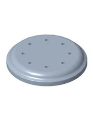 Placa Fixacao Pino Rei 8 Furos - Jost - 260000082