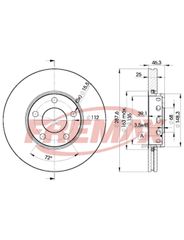 Disco Freio - Fremax - BD4063
