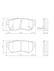 Pastilha Freio - Fras-Le - PD725