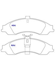 Pastilha Freio - Syl - SYL1103