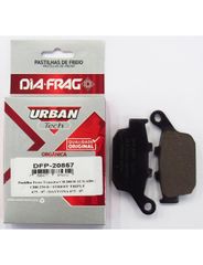 Pastilha Freio Moto Urban Tech - Diafrag - DFP20857