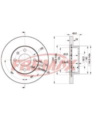 Disco Freio - Fremax - BD7500