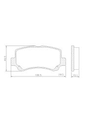 Pastilha Freio - Fras-Le - PD1330