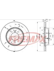 Disco Freio - Fremax - BD4539