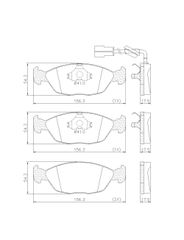 Pastilha Freio - Fras-Le - PD44B