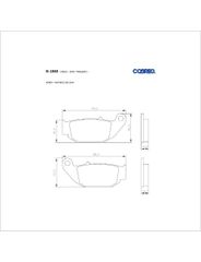 Pastilha Freio Moto - Cobreq - N1840