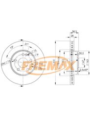 Disco Freio - Fremax - BD0415