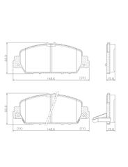 Pastilha Freio - Fras-Le - PD1494