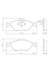 Pastilha Freio - Fras-Le - PD497