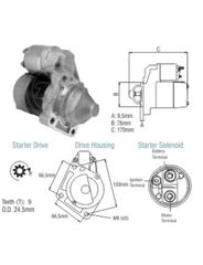 Motor Partida - Zm - ZM8020108