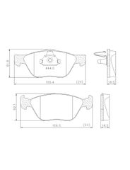 Pastilha Freio - Lonaflex - P66