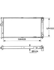 Radiador - Valeo - 731266R