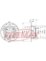 Disco Freio - Fremax - BD9041
