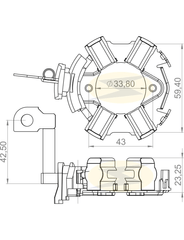 Porta Escova - Unifap - UFP12404