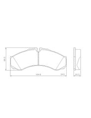 Pastilha Freio - Lonaflex - P122