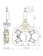 Porta Escova - Unifap - UFP12104