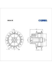 Cubo Roda Traseira - Cobreq - 0018CB