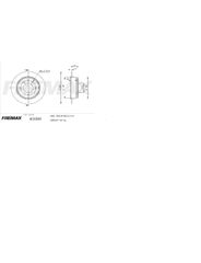 Disco Freio - Fremax - BD0581