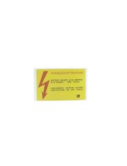 Etiqueta Sistema Injecao Eletronica - Gm - 52146132