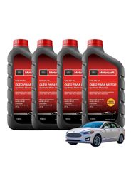 Kit 4 Unidades Óleo Sintético Motorcraft 5W20 SP Ford 31256053
